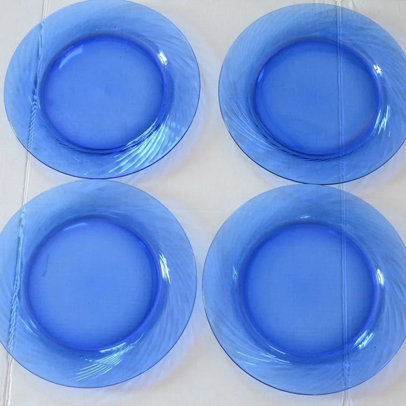 Vtg Pyrex Fiesta Cobalt  Plates - Picture 7 of 8